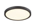 DVI Lighting 1 Light TYPHOON 9 Inch LED FLUSHMOUNT in Matte Black Finish Model: DVP39628MB