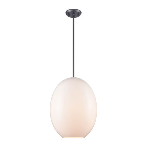DVI Lighting 1 Light VALOUR ROAD 1 Light PENDANT in Ebony Finish Model: DVP49020EB-OP
