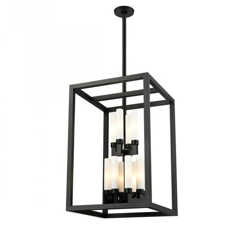DVI Lighting 12 Light AJAX 12 Light OD PENDANT in Black Finish Model: DVP31177BK-OP