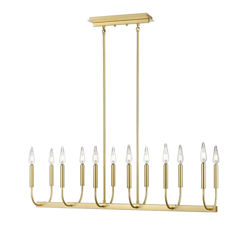 DVI Lighting 12 Light OLIVIA 12 Light LINEAR in Multiple Finishes and Graphite Finish Model: DVP44002MF+GR