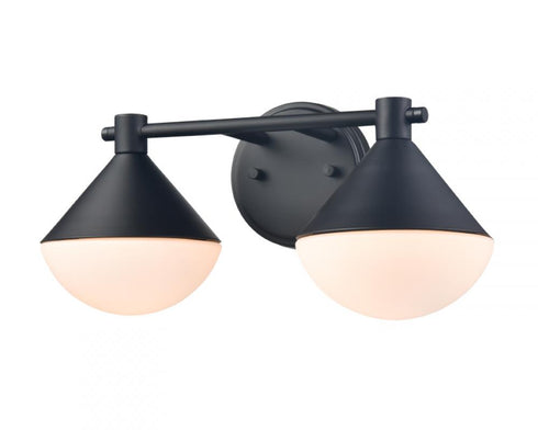 DVI Lighting 2 Light AGAWA 2 Light VANITY in Black Finish Model: DVP36122BK-OP