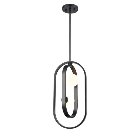 DVI Lighting 2 Light ATWOOD 10 Inch 2 Light PENDANT in Brass Finish Model: DVP45019BR-OP