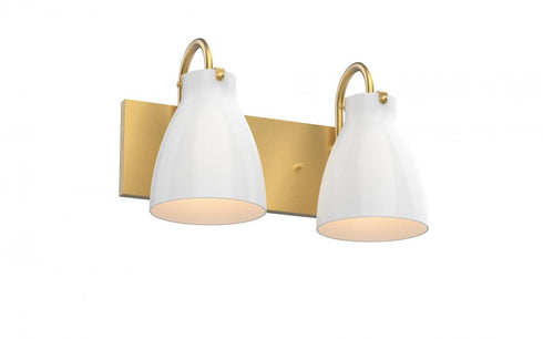 DVI Lighting 2 Light EMMA 2 Light VANITY in Brass Finish Model: DVP47022BR-TO