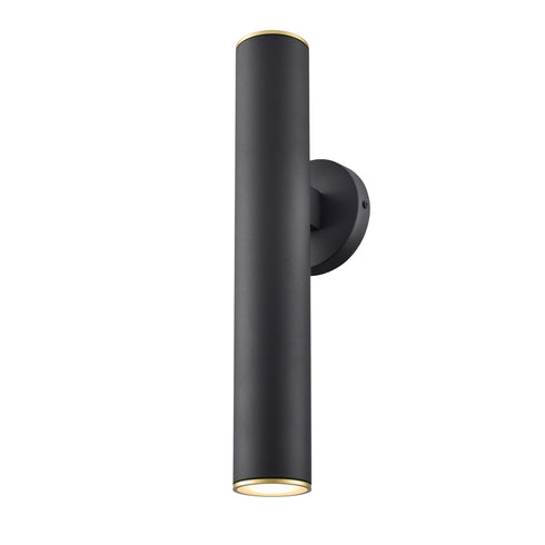 DVI Lighting 2 Light POND INLET 18 Inch TALL OD SCONCE in Multiple Finishes Outdoor and Black Finish Model: DVP45773MFO+BK