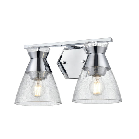 DVI Lighting 2 Light SUNNYBROOK 2 Light VANITY in Brass Finish Model: DVP47422BR-CRK