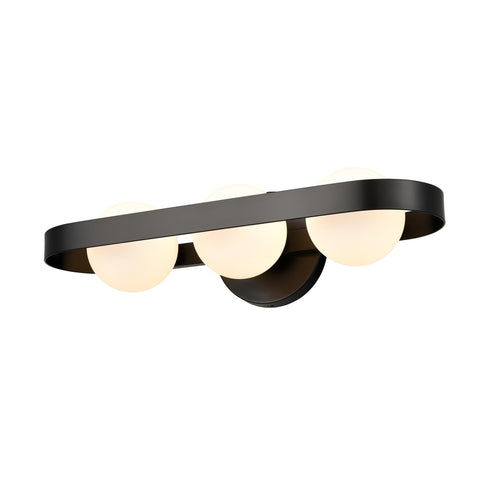 DVI Lighting 3 Light ATWOOD 3 Light VANITY in Ebony Finish Model: DVP45043EB-OP