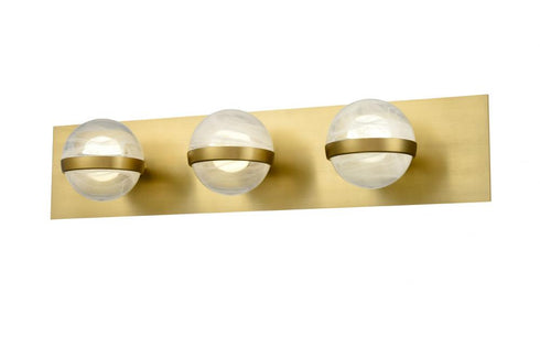 DVI Lighting 3 Light CIRRUS 3 Light VANITY in Brass Finish Model: DVP37943BR-MS
