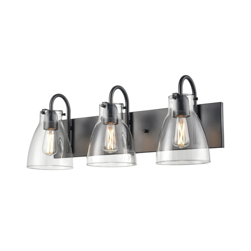 DVI Lighting 3 Light EMMA 3 Light VANITY in Brass Finish Model: DVP47043BR-CL