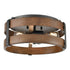 DVI Lighting 3 Light FORT GARRY 3 Light FLUSH MOUNT in Buffed Nickel and Barnwood on Metal Finish Model: DVP41832BN+BAW