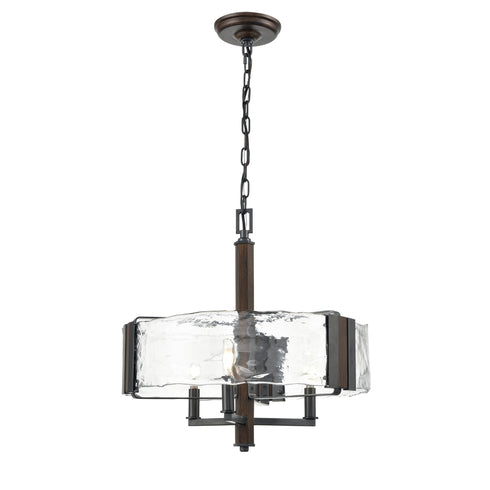 DVI Lighting 3 Light GEORGIAN BAY 3 Light CHANDELIER in Chrome and Buffed Nickel Finish Model: DVP42923CH+BN-ARW