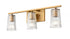 DVI Lighting 3 Light LASALLE 3 Light VANITY in Brass Finish Model: DVP11343BR-RI