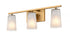 DVI Lighting 3 Light LUCA 3 Light VANITY in Brass Finish Model: DVP31343BR-RICE