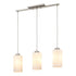 DVI Lighting 3 Light MANITOU 3 Light LINEAR PENDANT in Buffed Nickel Finish Model: DVP47153BN-OP