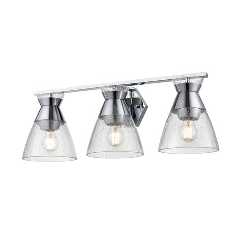 DVI Lighting 3 Light SUNNYBROOK 3 Light VANITY in Brass Finish Model: DVP47443BR-CRK