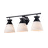 DVI Lighting 3 Light SUNNYBROOK 3 Light VANITY in Brass Finish Model: DVP47443BR-CRK