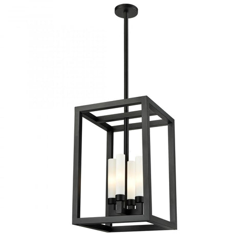 DVI Lighting 4 Light AJAX 4 Light OD PENDANT in Black Finish Model: DVP31176BK-OP