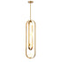 DVI Lighting 4 Light ATWOOD 10 Inch 4 Light FOYER in Brass Finish Model: DVP45010BR-OP