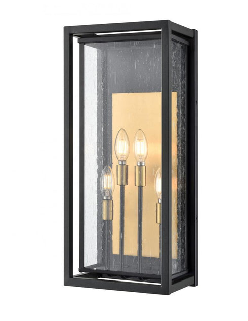 DVI Lighting 4 Light BLACKSTONE 4 Light OD SCONCE in Brass and Black Finish Model: DVP32373BR+BK-SDY