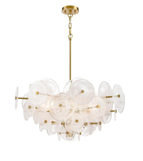 DVI Lighting 4 Light CAROUSEL 4 Light PENDANT in Brass Finish Model: DVP36525BR-MS
