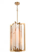 DVI Lighting 4 Light JASPER 15 Inch FOYER in Brass Finish Model: DVP49748BR-BFA