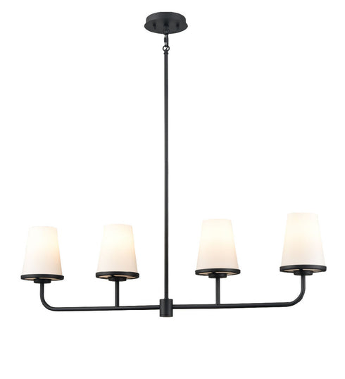 DVI Lighting 4 Light KANATA 4 Light LINEAR PENDANT in Brass Finish Model: DVP48002BR-OP