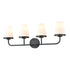 DVI Lighting 4 Light KANATA 4 Light VANITY in Brass Finish Model: DVP48044BR-OP