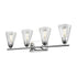 DVI Lighting 4 Light LOUISBOURG 4 Light VANITY in Chrome Finish Model: DVP34344CH-CL