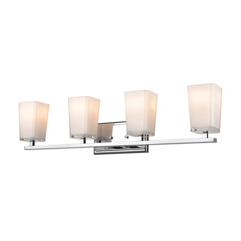 DVI Lighting 4 Light RIVERSIDE 4 Light VANITY in Chrome Finish Model: DVP47944CH-SSOP