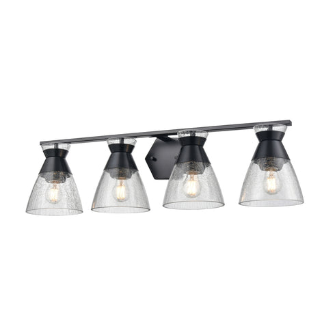 DVI Lighting 4 Light SUNNYBROOK 4 Light VANITY in Brass Finish Model: DVP47444BR-CRK