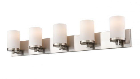 DVI Lighting 5 Light Dieppe 5 Light Vanity in Ebony Finish Model: DVP0455EB-OP
