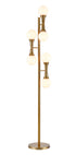 DVI Lighting 6 Light FRENCH QUARTER 6 Light FLOOR LAMP in Brass Finish Model: DVP43409BR