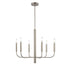 DVI Lighting 6 Light OLIVIA 6 Light CHANDELIER in Multiple Finishes and Graphite Finish Model: DVP44026MF+GR