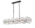DVI Lighting 8 Light CAROUSEL 8 Light LINEAR PENDANT in Brass Finish Model: DVP36502BR-MS