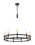 DVI Lighting 9 Light CARDINAL 28 Inch CHANDELIER in Brass Finish Model: DVP37824BR-VICE