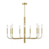 DVI Lighting 9 Light OLIVIA 9 Light CHANDELIER in Multiple Finishes and Graphite Finish Model: DVP44029MF+GR