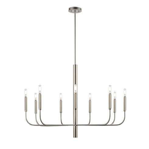 DVI Lighting 9 Light OLIVIA 9 Light CHANDELIER in Multiple Finishes and Graphite Finish Model: DVP44029MF+GR