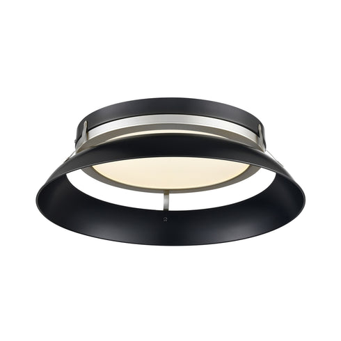DVI Lighting ALCENON Ø16.5 Inch FLUSHMOUNT in Ebony and Platinum Finish Model: DVP39538EB+PL-CCT