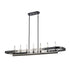 DVI Lighting Aletheia Hybrid 7 Light ALETHEIA 48 Inch LINEAR in Brass and Graphite Finish Model: DVP46302BR+GR-CCT