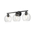DVI Lighting Andromeda 3 Light Vanity in Brass Finish Model: DVP34743BR-CL