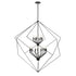 DVI Lighting Ashoona 15 Light Foyer in Buffed Nickel And Ebony Finish Model: DVP44949BN+EB