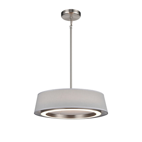 DVI Lighting CELENE Ø18 Inch LED PENDANT in Brass Finish Model: DVP41008BR-LIN-CCT