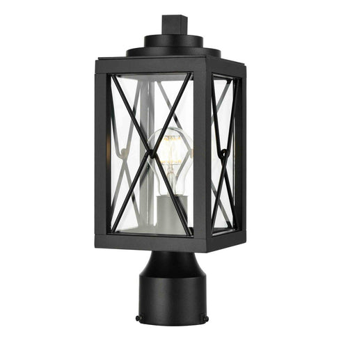 DVI Lighting County Fair Post Model: DVP43377BK+BIW-CL