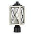 DVI Lighting County Fair Post Model: DVP43377BK+BIW-CL