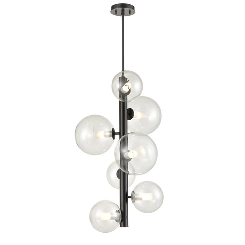 DVI Lighting Courcelette 7 Light Foyer in Chrome Finish Model: DVP27049CH-CL