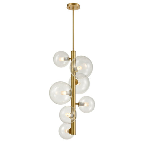 DVI Lighting Courcelette 7 Light Foyer in Chrome Finish Model: DVP27049CH-CL