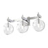 DVI Lighting Courcelette Courcellete 3 Light Vanity in Chrome Finish Model: DVP27043CH-CL