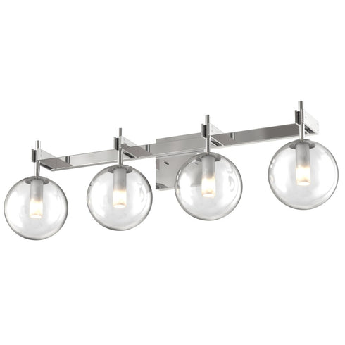 DVI Lighting Courcelette Courcellete 4 Light Vanity in Chrome Finish Model: DVP27044CH-CL