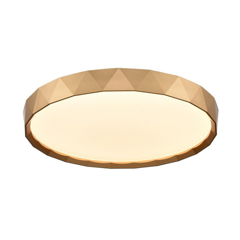 DVI Lighting DAWSON 19 Inch LED FLUSH MOUNT in Gold Finish Model: DVP44148GD-5CCT