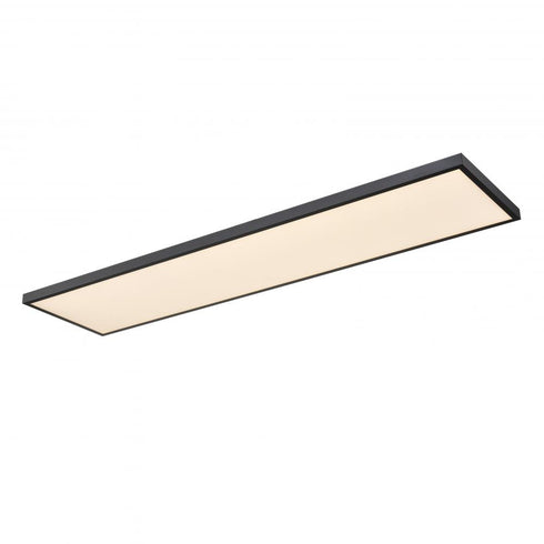 DVI Lighting ELSIE RECTANGULAR FLUSHMOUNT in Matte Black Finish Model: DVP39158MB