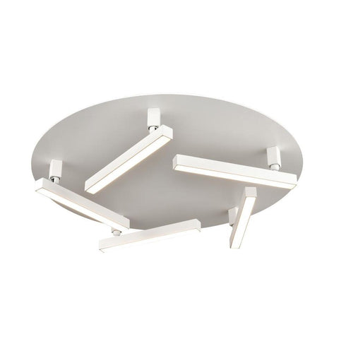 DVI Lighting GAMMAHYDRAE AC LED FLUSHMOUNT in Ebony Finish Model: DVP44753EB